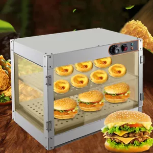 800W Heiße Theke Warmhaltevitrine Gewerblich/Haushalt Gastro Speisenwärmer DHL - Bild 1 von 12
