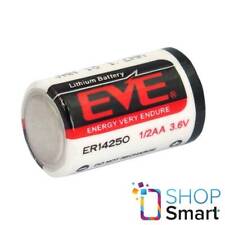 EVE ER14250 1/2AA 3.6V LITHIUM BATTERY ENERGY VERY ENDURE BOBBIN CELL SIZE NEW
