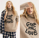 Zadig & Voltaire Alma Give Me Love Sweater Free People XS Ovsersized