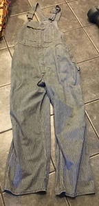 WRANGLER BLUEBELL OVERALLS DEMIN BLUE/WHITE STRIPED SANFORIZED - Picture 1 of 5