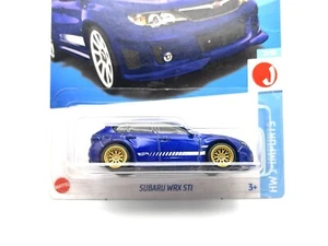 CUSTOM Hot Wheels Subaru WRX STI Wheel Swap w/Real Riders - Picture 1 of 4