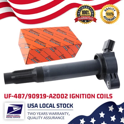 1x Bobina de encendido duradera UF487 para Lexus IS250/300/350 2,5 L 3,5 L V6 90919-A2002 Foto 1 de 4