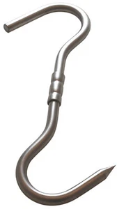Fleischhaken Fleischerhaken Räucherhaken Drehhaken 28 cm Ø 12 mm Haken - Picture 1 of 1