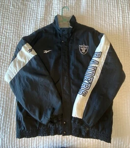 Vintage Raiders Proline NFL Reebok Puffer Jacket XL 1990’s - Bild 1 von 15