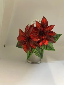 NEU Bath & Body Works Weihnachten Weihnachtsstern Topf Wandblume Plug-in Diffusor Neu mit Etikett - Bild 1 von 4