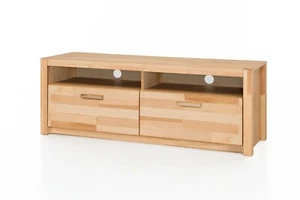 TV Tisch Kernbuche massiv geölt Fernsehschrank Lowbard Phonotisch Fernsehtisch - Bild 1 von 2