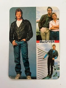 Calendario de bolsillo vintage 1991 serie Macgyver TV #1133 - Imagen 1 de 2