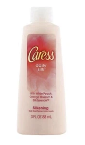 Caress Daily Silk White Peach & Orange Blossom Body Wash, 3 Fl. Oz. Travel Size - Picture 1 of 1