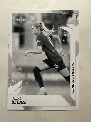 Janine Beckie 2024 Racing Louisville FC #246 Parkside Vol. 2 NWSL Card B&W - Image 1 of 2