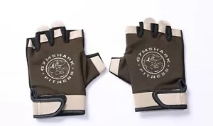 Gymshark Women's Legacy Lifting Gloves CG2 Camo Brown/Cement Brown Large - Picture 1 of 5