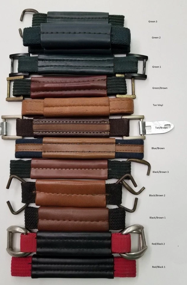 ASSORTED Luggage Replacement Part Carry Handle Flat Nylon/Vinyl you choose