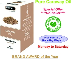 Caraway Oil 30ml 100% Natural Herbal Oil By Hemani Products 1x Pack - Picture 1 of 1