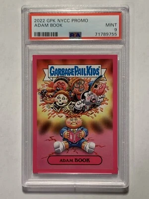 2022 GARBAGE PAIL KIDS NYCC PROMO ADAM BOOK PINK PSA 9 MINT - Image 1 of 2