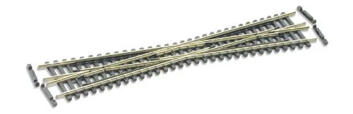 Peco SL-E394F Lange Kreuzung (10 Grad) Electrofrog Code 55 Schiene Spur N - Bild 1 von 1