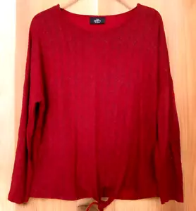 Longsleeve○GINA BENOTTI○Zipfellook○Gr.M(40/42)○Rot mit Glitzer○Langarm○ - Bild 1 von 5