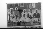 (1) B&W Press Photo Negative Ladies Banquet Table Clippers Name Tag - T3874