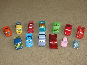 NICE Lot of 13 Mattel Disney Pixar Cars (Cars 2?, Cars 3?) diecast toy cars - Picture 1 of 1