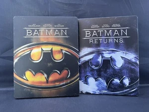 Batman & Batman Returns steelbooks - blu-ray! - Great Condition!🔥🔥 - Imagen 1 de 6
