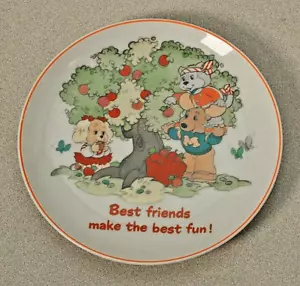 The Get Along Gang Best Friends Make The Best Fun! Vintage 1984 Porcelain Plate - Picture 1 of 5
