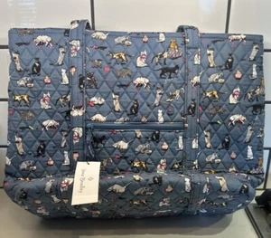 Vera Bradley CATS MEOW Large Vera Tote NWT EXACT - Picture 1 of 3