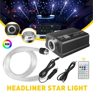 500pc Car Headliner Star Lights Roof Starry Twinkle Ceiling Light Fiber Optic US - Picture 1 of 19