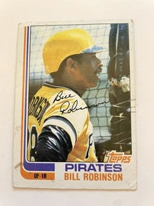 1982 Topps Bill Robinson #543 Pittsburgh Pirates - Foto 1 di 2