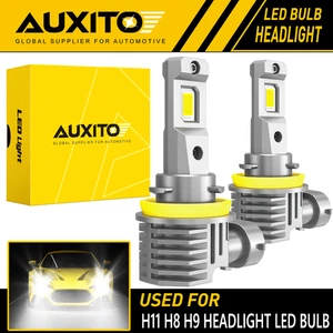 AUXITO H8 H11 LED Kit Headlights Low Beam Bulb Super Bright 6500K White 20000LM - Picture 1 of 12