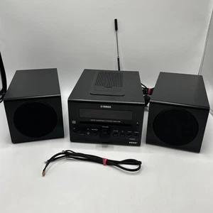 Yamaha McR-042 CD/iPod Dock/Mp3 Stereo Micro Component System schwarz - Bild 1 von 9