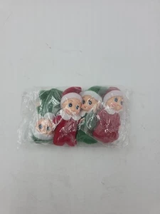 4 piezas Muñecas Bebé Elfos Mini Muñecas Elfos Brillantes Decoración Artesanal Regalos de Navidad para Niños  - Imagen 1 de 3