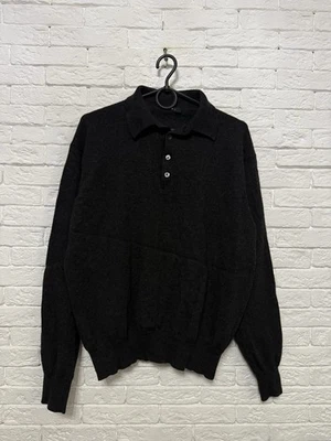 Brioni Sweater Cachmere Wool Collared Neck Italy Made Sz L - Image 1 of 4