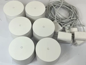 6 x Google Wifi AC-1304 Mesh WiFi Routers in Excellent condition - Picture 1 of 3