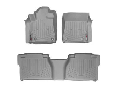 WeatherTech FloorLiner for 2012-2013 Toyota Tundra - 1st & 2nd Row, Grey - Image 1 of 4