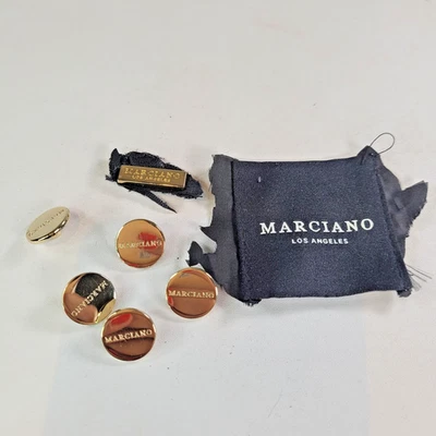 Guess Marciano 5 gold tone buttons and cloth tag - Image 1 of 4