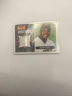 2005 Bowman Heritage Barry Bonds PG-BB Game-Used Pants Patch San Francisco Giant - Image 1 of 3