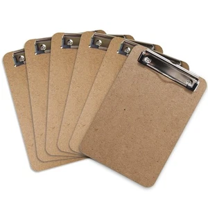 Mini Clipboard 6" x 9" (Set of 6) Memo Clipboard | Small Clipboards 6x9 with ... - Picture 1 of 9