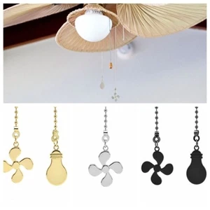 Fan Shape Ceiling Fan Pull Chain Metal Chandelier Pull Chain - Picture 1 of 10