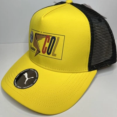 Puma Conmebol Copa América COL 2024 Fútbol Fútbol Snapback Camionero Gorra Sombrero Foto 1 de 4
