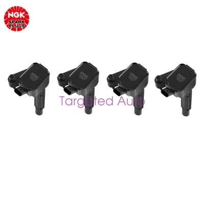 4 x U5474  NGK Ignition Coil OEM For Alfa Romeo Stelvio Jeep Cherokee Wrangler Foto 1 de 4