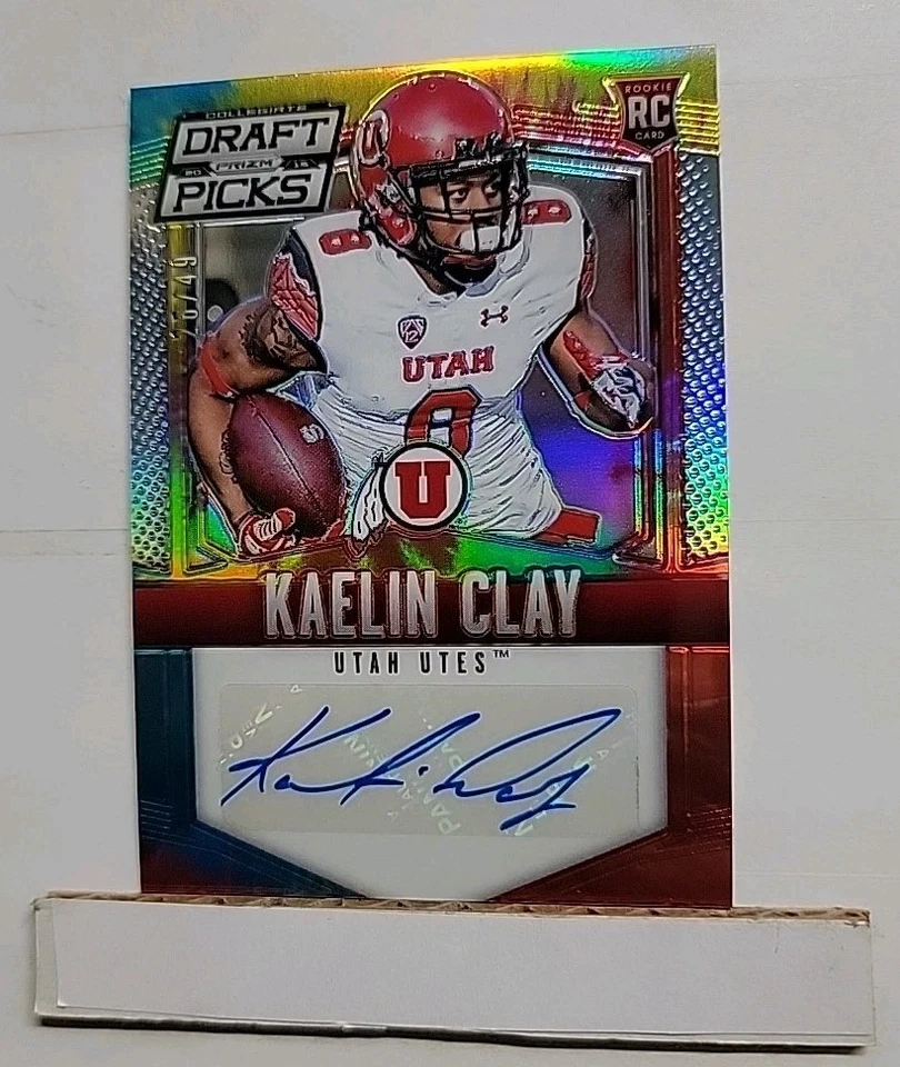 2015 Prizm Draft Picks Kaelin Clay #249 Tie-Dye Prizm Rookie Auto #'d 26/49 I1 - Image 1 of 1