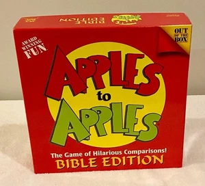 APPLES TO APPLES Bible Edition Game of Hilarious Comparisons GREAT CONDITION! - Picture 1 of 3