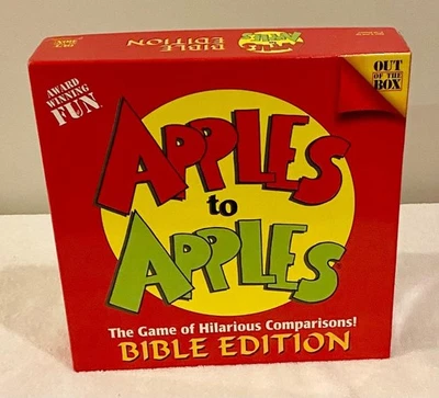 APPLES TO APPLES Bible Edition Game of Hilarious Comparisons GREAT CONDITION! - Image 1 of 3