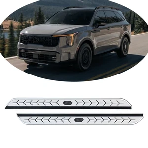 2PCS for Kia Sorento MQ4 2021-2025 Fixed Side Step Pedal Running Board Nerf Bar - Picture 1 of 5