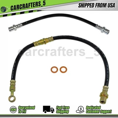 2 mangueras hidráulicas de freno trasero para Subaru Impreza 1993-1996 1,8 L Foto 1 de 4