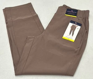 Modern Ambition Women's High-Rise Travel Pants, Brown, Size S - Picture 1 of 5
