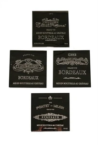 VanRoon Living Französiche Bordeaux Wein Untersetzer mit Gravur - Bild 1 von 1