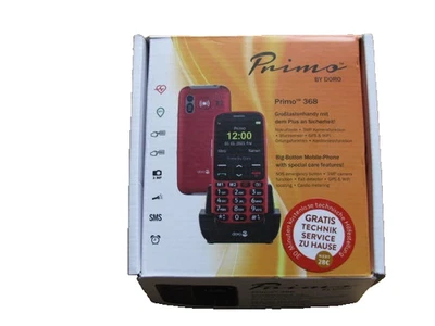 Primo Doro 368 - Handy mit Notruftaste + Sturzsensor, Großtasten, Vorführgerät - Bild 1 von 4