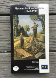 MASTER BOX 1/35 WW II GERMAN TANK REPAIRMEN (1940 - 1944) 4 FIGURE KIT 3509 F/S - Bild 1 von 7