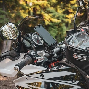 RAM Quick-Grip XL Phone Mount with Handlebar U CLAMPS - MOTOCROSS STREET ATV HD - Picture 1 of 4