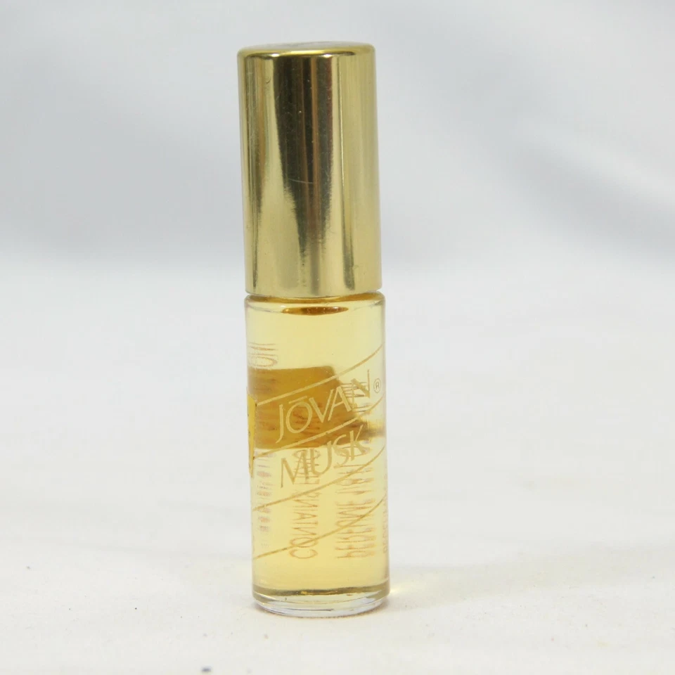 Jovan Musk Perfume Oil 1/8 Oz Vintage 1981 FULL BOTTLE Chicago USA Women - Image 1 of 4