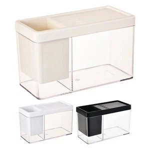 Aquarium Fish Tank Small Betta Fish Tank w/ Storage Box Tiny AquariumTankPlastic - Bild 1 von 15
